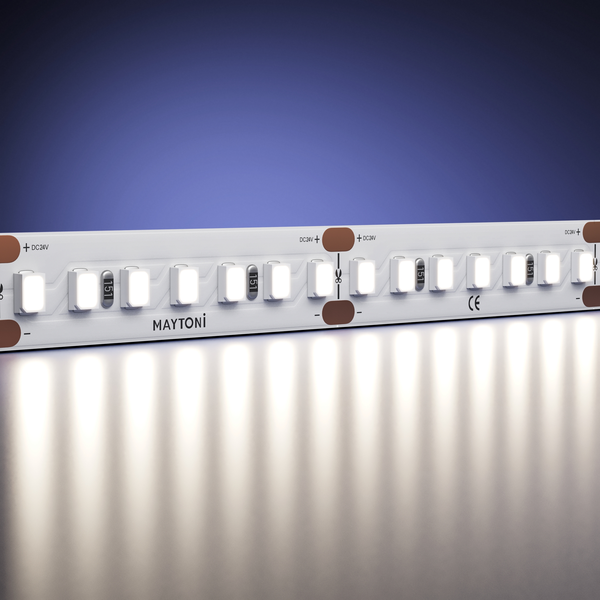 Светодиодная лента Ультра 24В 2835 17Вт/м 4000К 5м IP 20 201092 Светодиодная лента Led Strip 201092