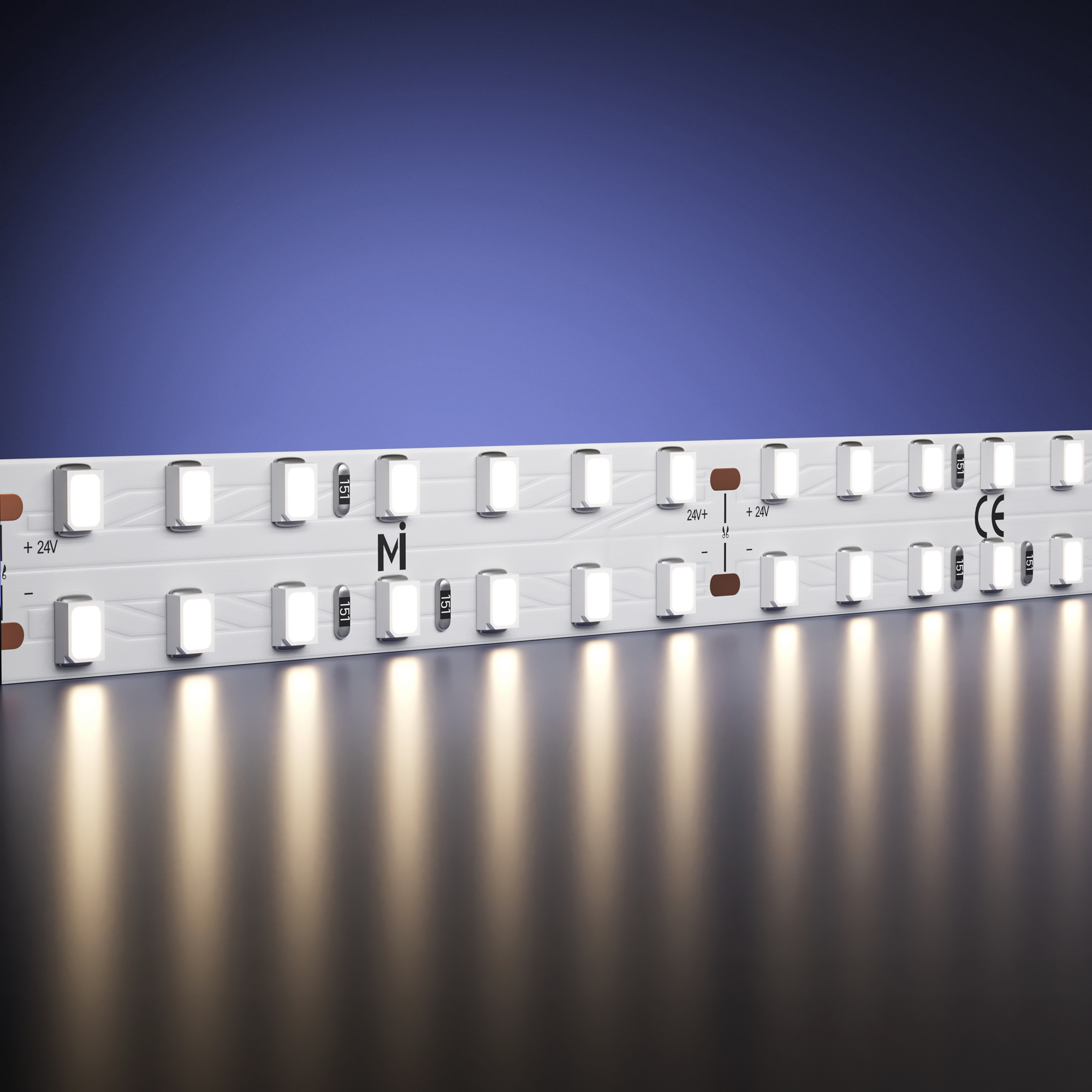 Светодиодная лента Ультра 24В 2835 20Вт/м 3000К 5м IP 20 201111 Светодиодная лента Led Strip 201111