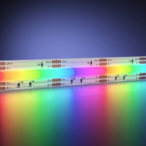 Светодиодная лента Ультра 24В COB 14Вт/м Цветная (RGB) 5м IP 20 201217 Светодиодная лента Led Strip 201217