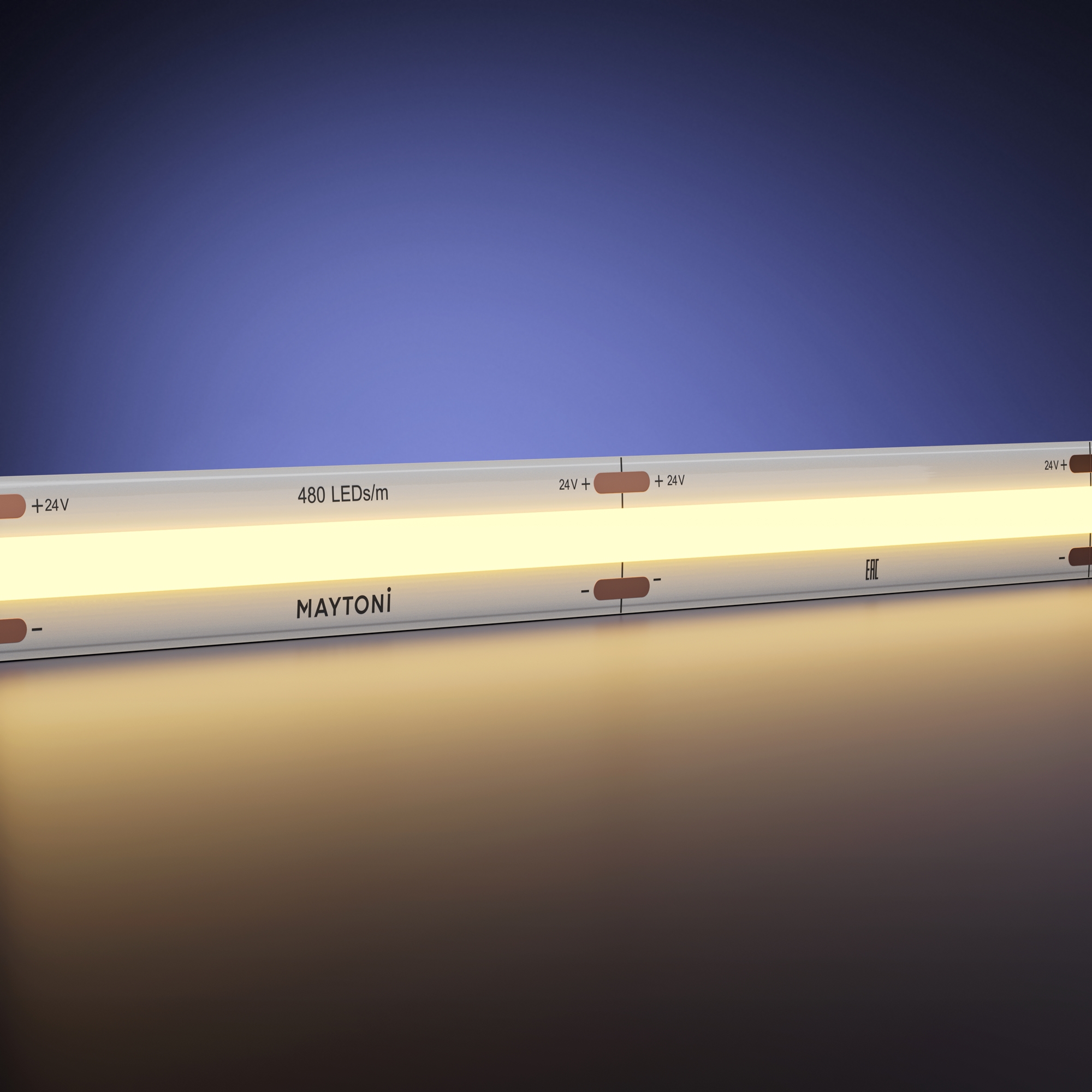 Светодиодная лента Ультра 24В COB 15Вт/м 2700K 5м IP 20 20D223 Светодиодная лента Led Strip 201223
