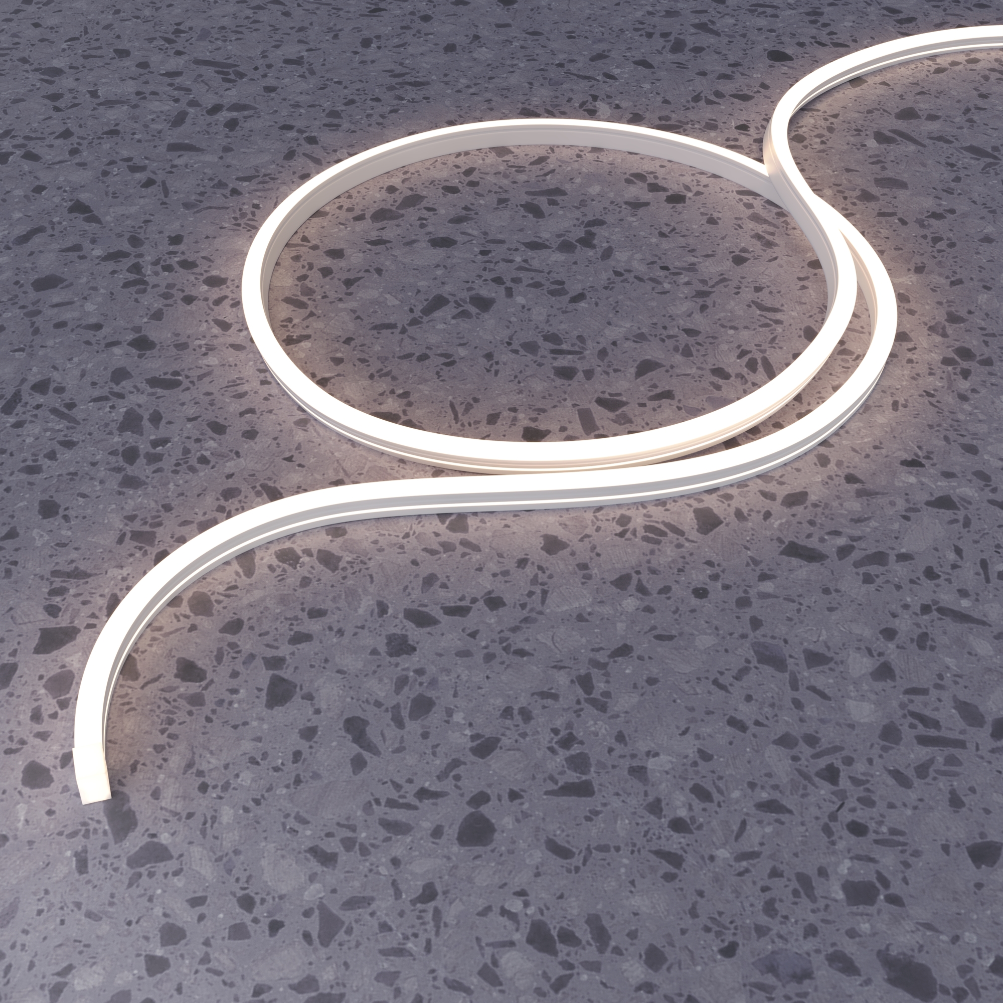Гибкий неон 17х12 24В 12Вт/м Цветной (RGB) + 3000K IP67 5м Гибкий неон Led Strip 432003 — изображение 2