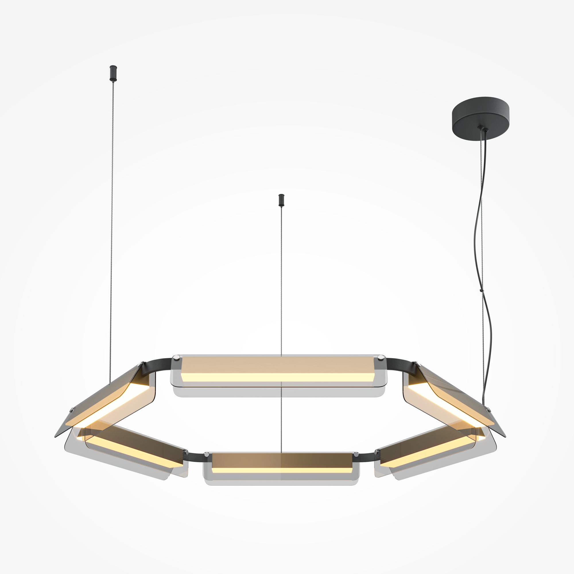 Подвесной светильник Плоскость / Flat 3000К 60Вт Подвесной светильник Maytoni MOD296PL-L60BS3K — изображение 3