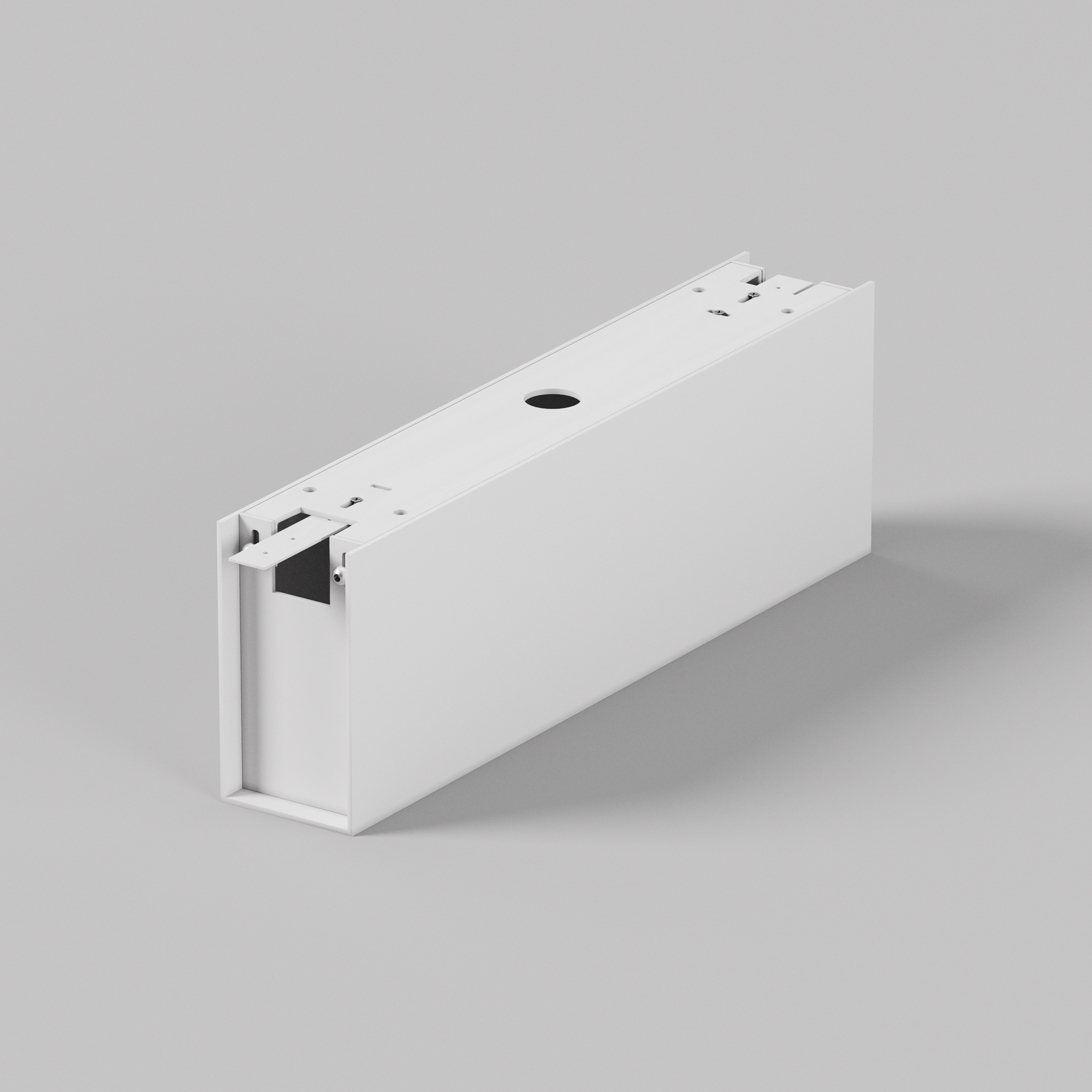 Короб для блока питания Elasity IP Комплектующие для уличной трековой системы Outdoor O-TR001-BX-W — изображение 2