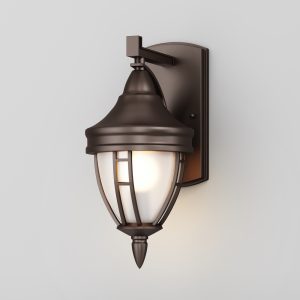 Настенный светильник (бра) Риволи / Rivoli E27х1 60Вт IP 44 Уличный настенный светильник Outdoor O027WL-01B