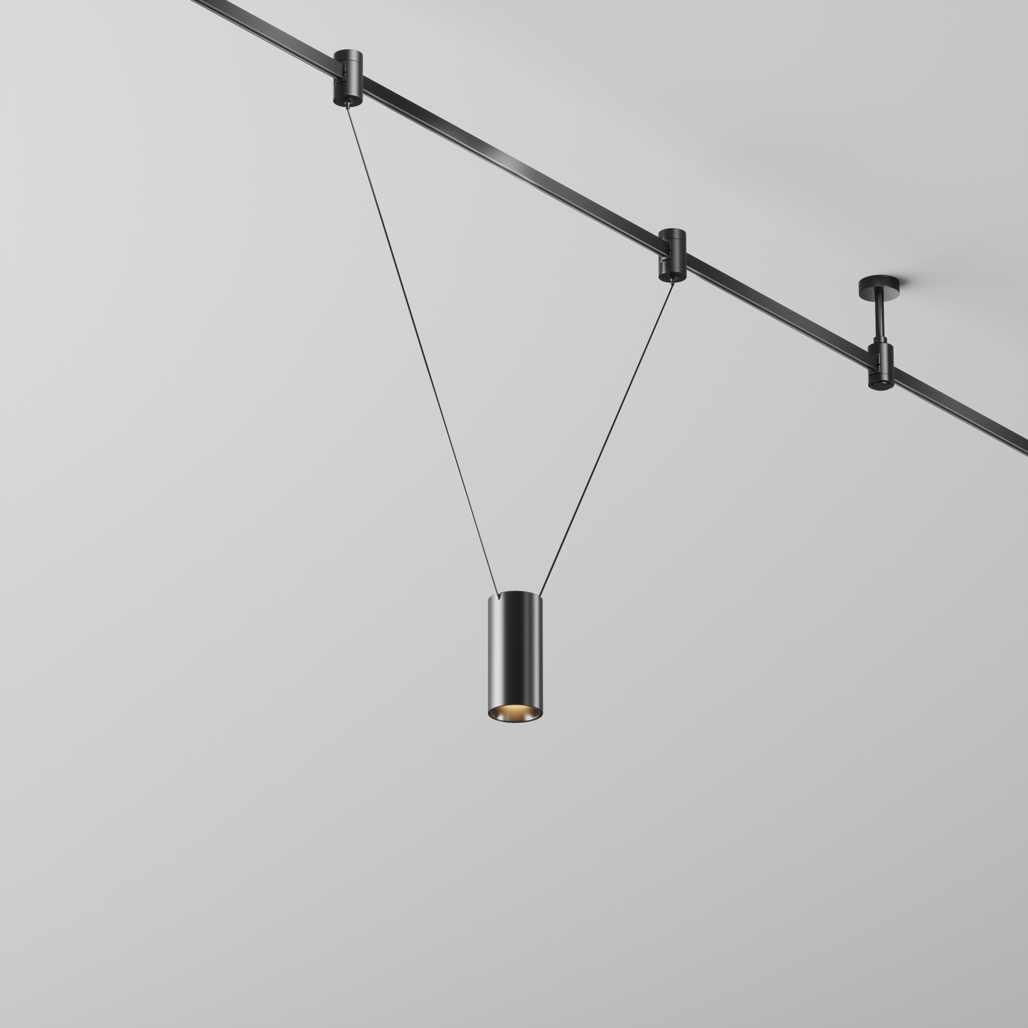 Трековый подвесой светильник Фокус / Focus Led Flarity 3000K 12Вт 36° Трековый светильник Technical TR157-1-12W3K-B — изображение 2