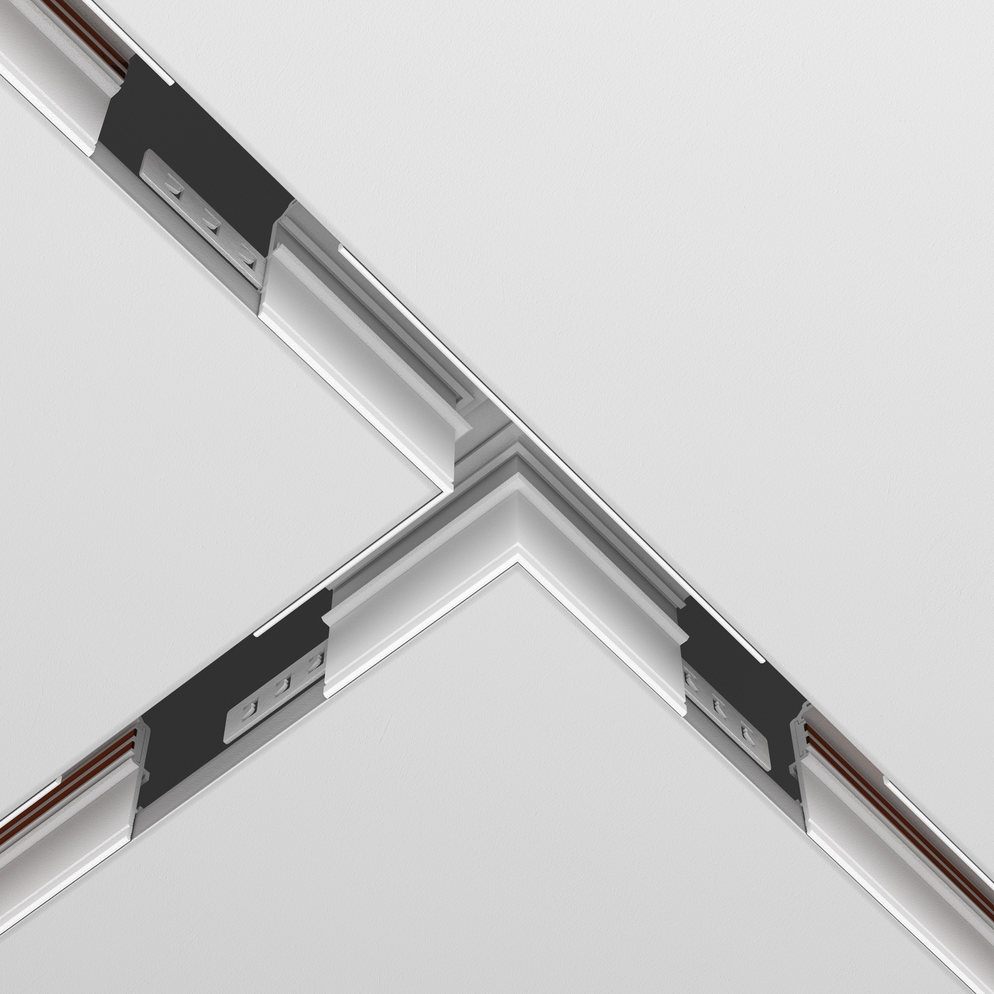 белый Комплектующие для встраиваемой трековой системы Technical TRA034CT-42W