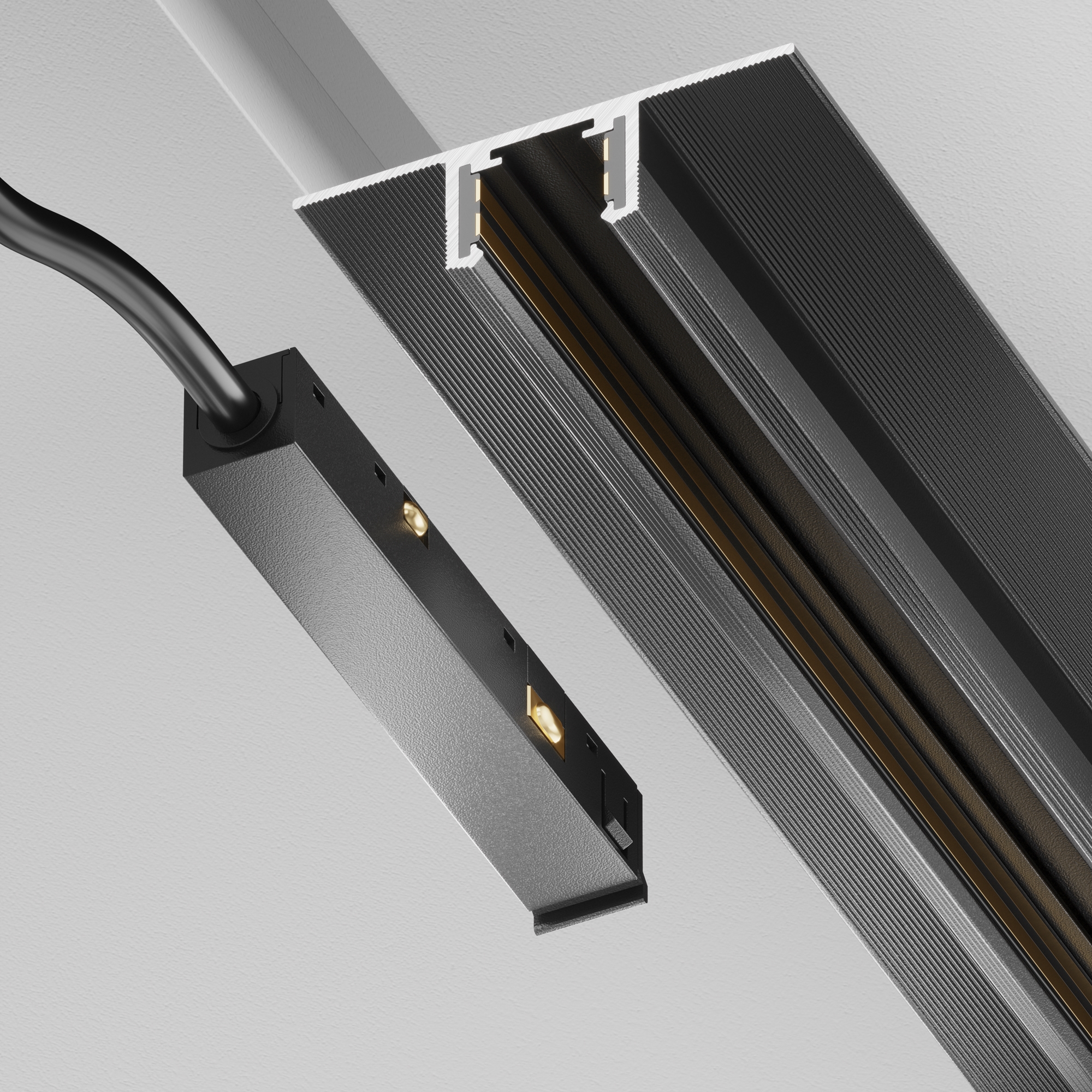 Ввод питания Exility X, черный Комплектующие для трековой системы Technical TRA239B-42B — изображение 3