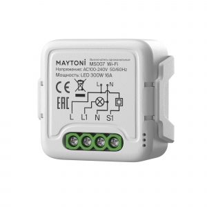 Wi-Fi выключатель одноканальный 250Вт Выключатель Lighting control MS007