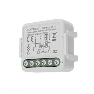 Wi-Fi выключатель двухканальный (без нуля) 200Вт Выключатель Lighting control MSN002