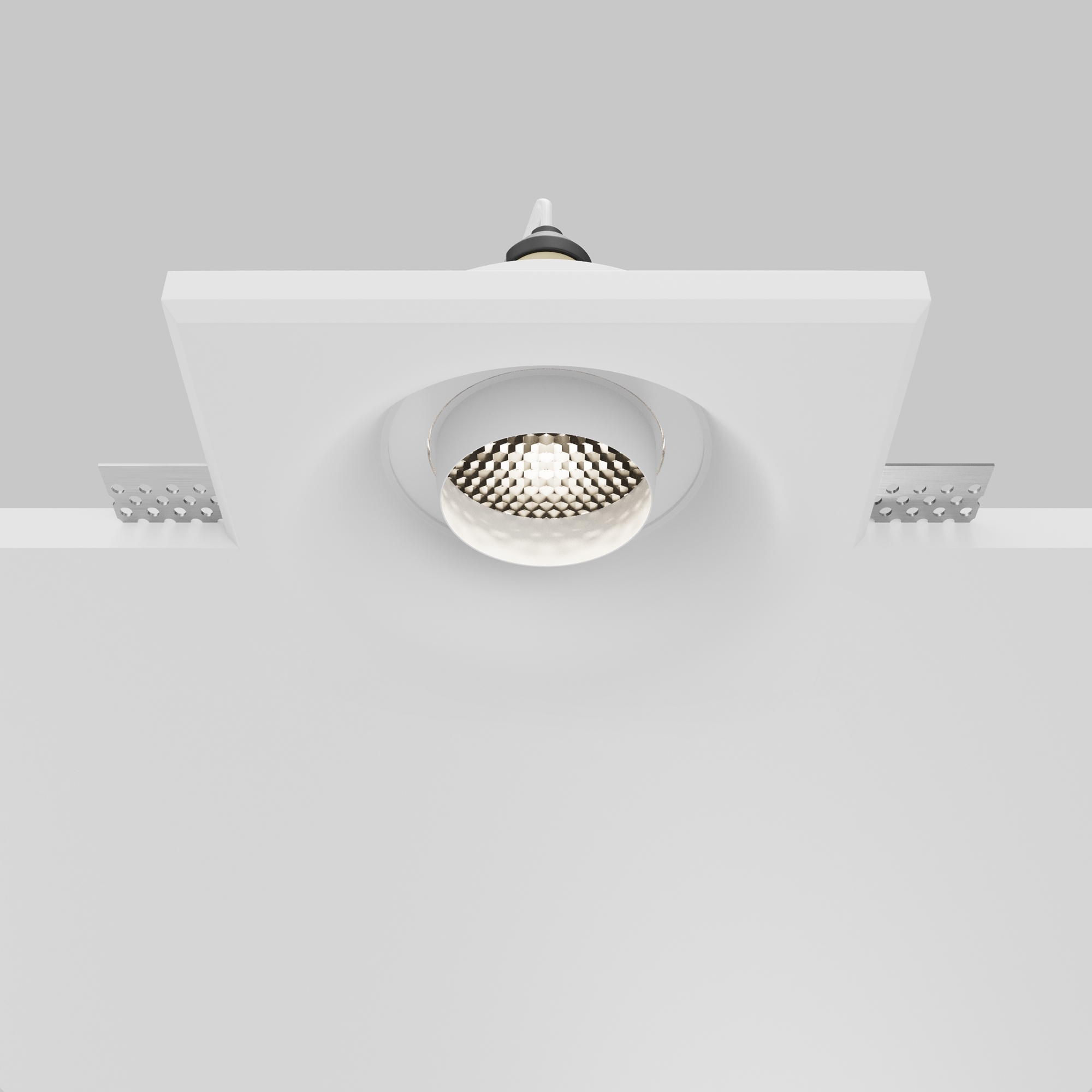 Встраиваемый светильник Гипс Модерн / Gyps Modern 1*GU10 10 Вт Встраиваемый светильник Technical DL006-GU10-RD-W — изображение 3