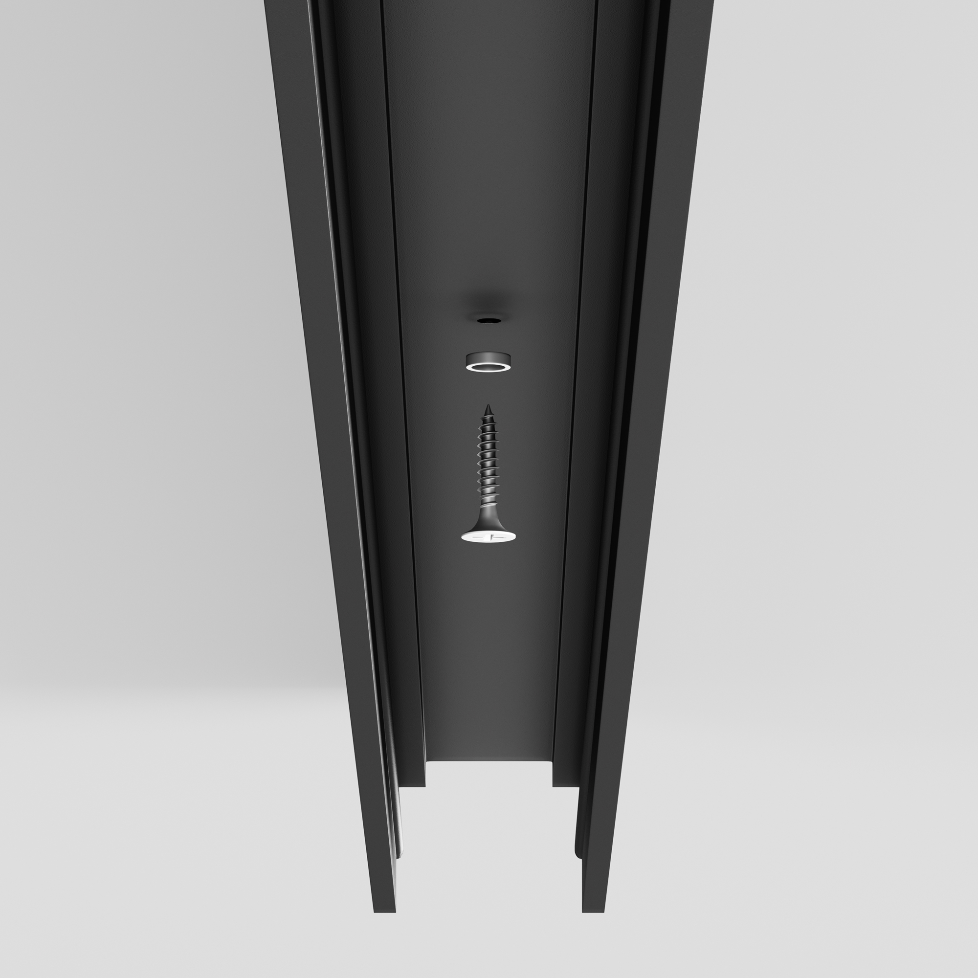 Профиль 3м Elasity IP накладной черный Профиль Outdoor O-TR001-P-B3M — изображение 4