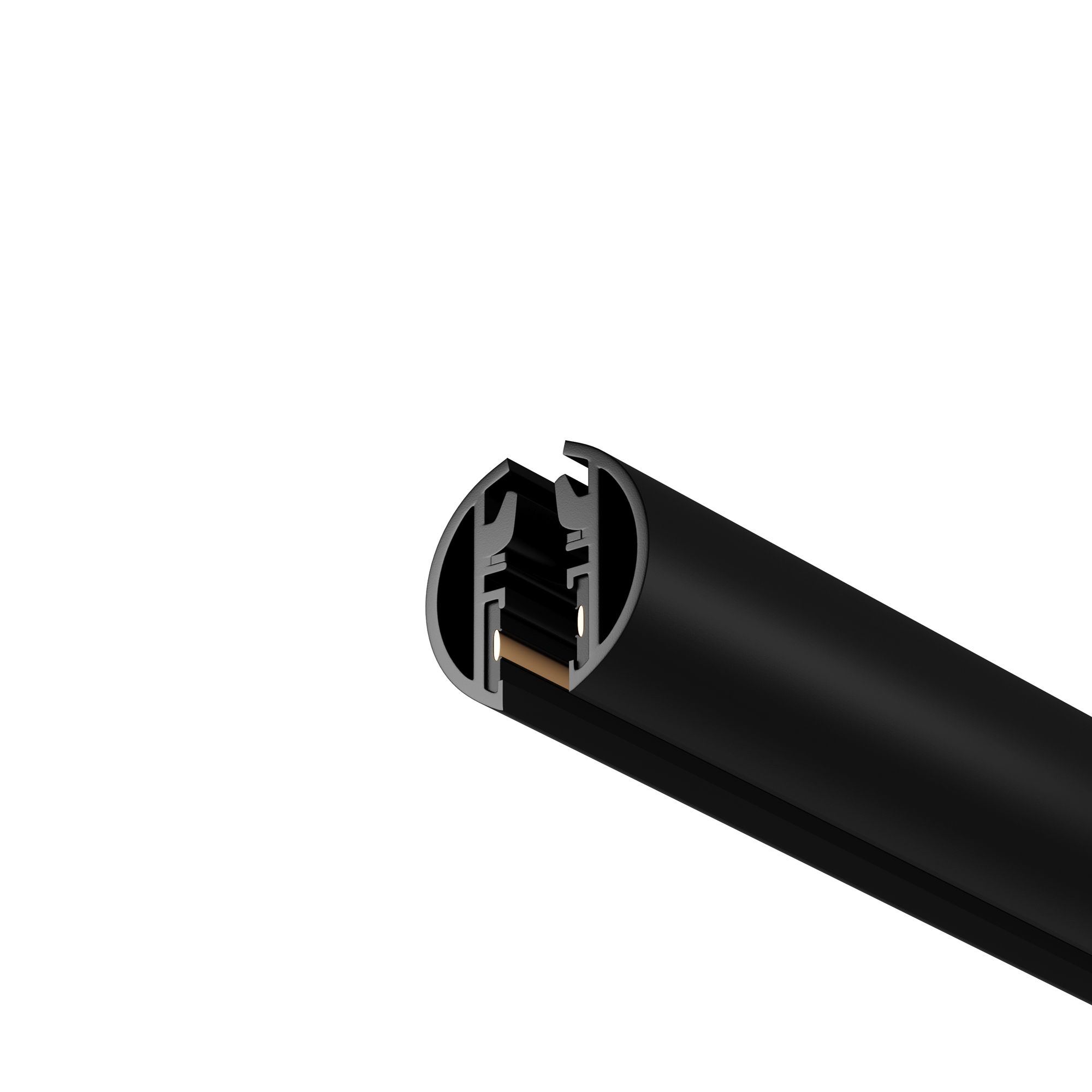 Шинопровод круглый подвесной 2 м Levity Шинопровод накладной/подвесной Technical TRX184-R-112B
