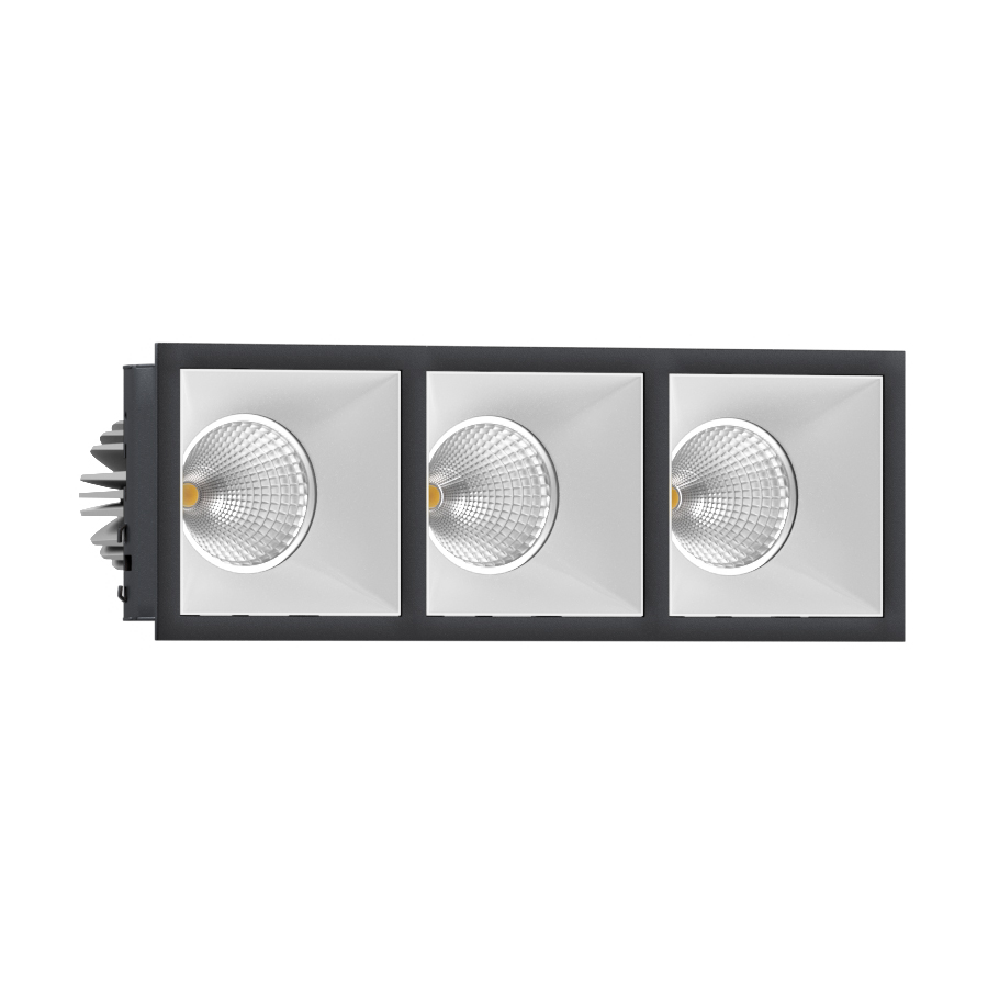 Встраиваемый светодиодный светильник Ledron RISE KIT 3 LED 3000K Black-White — изображение 2