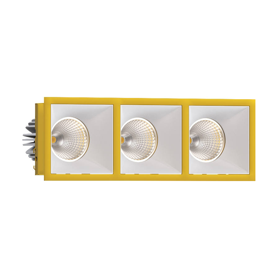 Встраиваемый светодиодный светильник Ledron RISE KIT 3 LED 3000K Gold-White — изображение 2