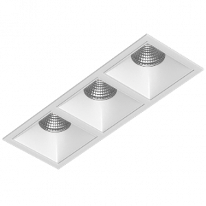 Встраиваемый светодиодный светильник Ledron RISE KIT 3 LED 4000K White