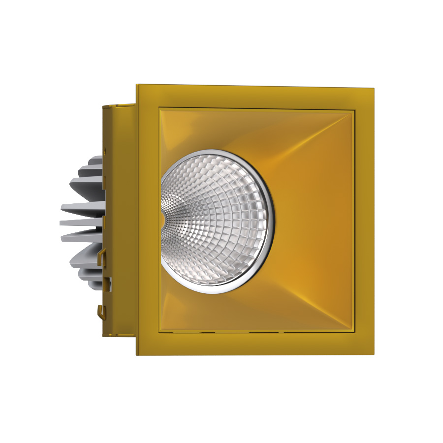Встраиваемый светодиодный светильник Ledron RISE KIT 1 LED 3000K Gold — изображение 2