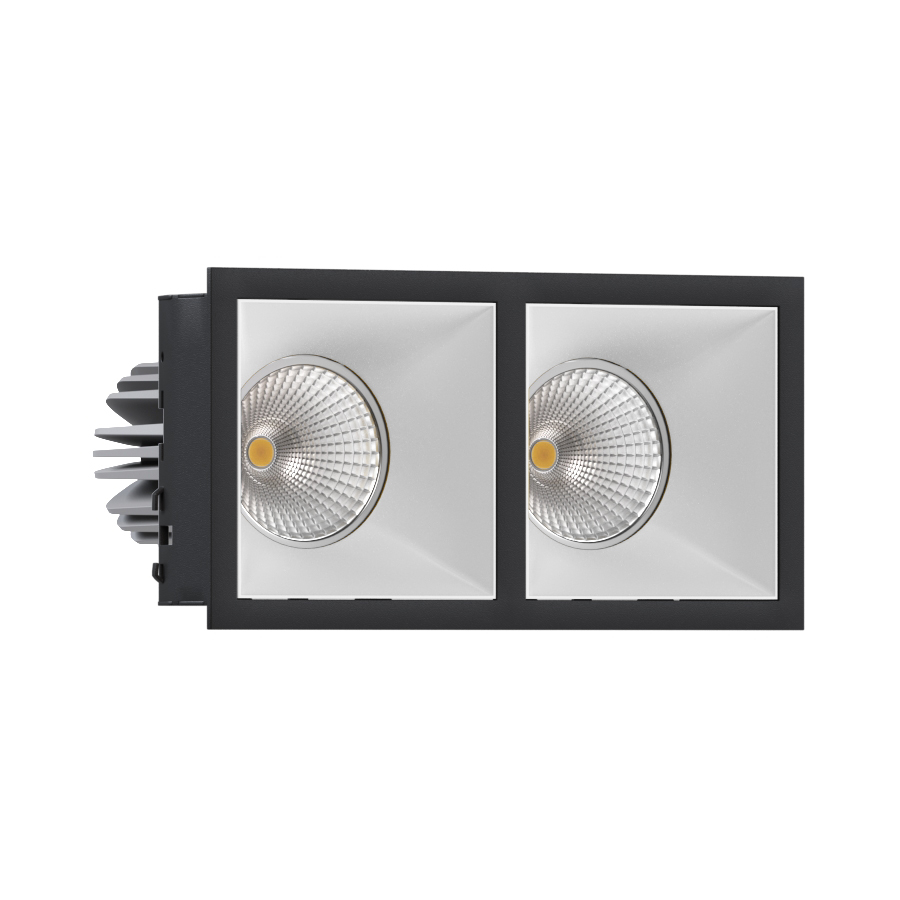Встраиваемый светодиодный светильник Ledron RISE KIT 2 LED 3000K Black-White — изображение 2