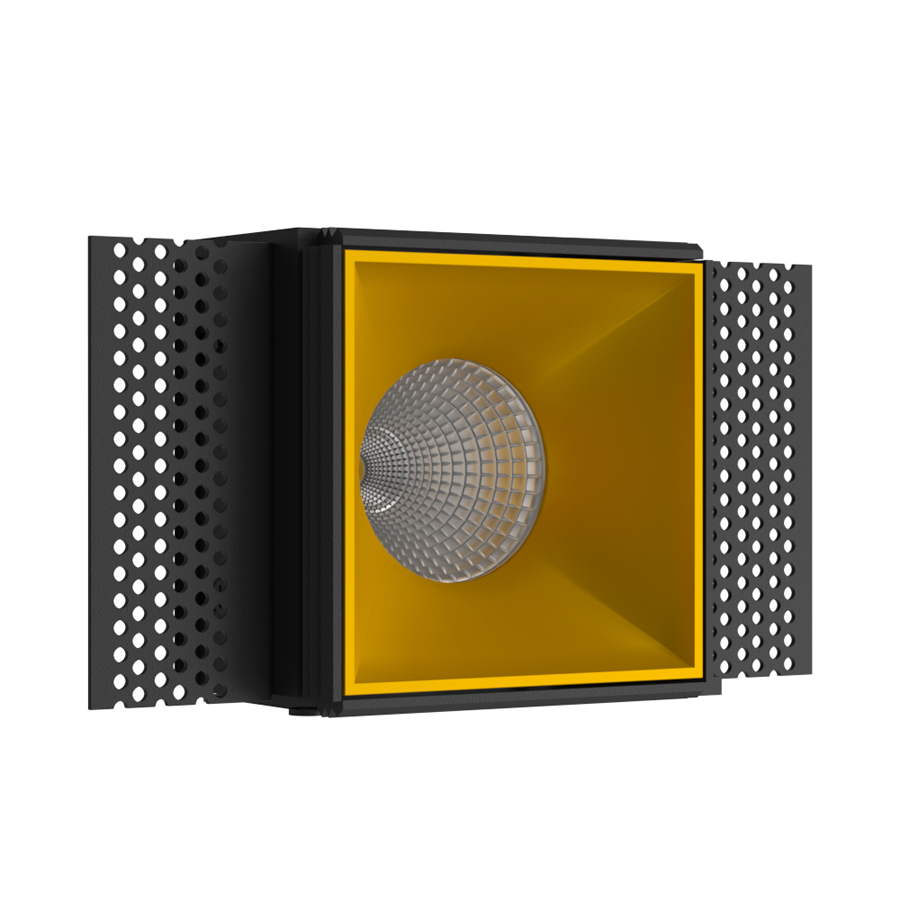 Встраиваемый светодиодный светильник Ledron RISE SQ H KIT1 LED 3K Gold — изображение 2