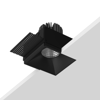 Встраиваемый светодиодный светильник Ledron RISE SQ H KIT1 LED 4K Black