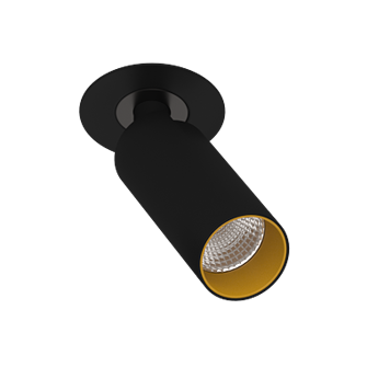 Светодиодный поворотный светильник SAGITONY R BASIC S40 Black-Gold 4000K