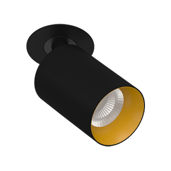 Светодиодный поворотный светильник SAGITONY R BASIC S60 Black-Gold 4000K