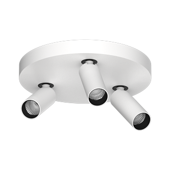 Накладной поворотный светодиодный светильник Ledron SAGITONY R3 S40 White-Black 4000K NO DIM