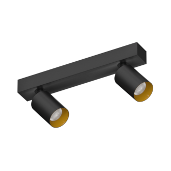 Накладной поворотный светодиодный светильник Ledron SAGITONY E2 S60 Black-Gold 4000K