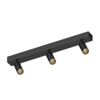 Накладной поворотный светодиодный светильник Ledron SAGITONY E3 S40 Dim Black-Gold 4000K
