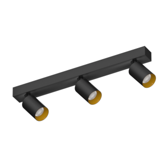 Накладной поворотный светодиодный светильник Ledron SAGITONY E3 S60 Dim Black-Gold 4000K
