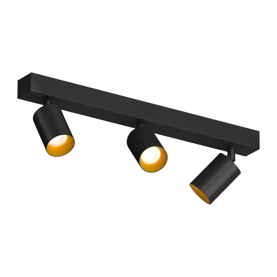 Накладной поворотный светодиодный светильник Ledron SAGITONY E3 S60 Dim Black-Gold — изображение 2