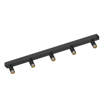 Накладной поворотный светодиодный светильник Ledron SAGITONY E5 S40 Dim Black-Gold 4000K