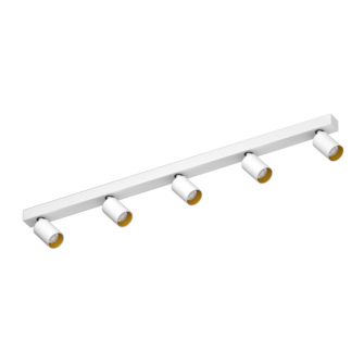 Накладной поворотный светодиодный светильник Ledron SAGITONY E5 S60 White-Gold Dim 4000K