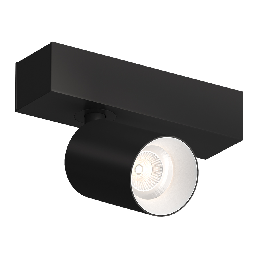 Накладной поворотный светодиодный светильник Ledron SAGITONY E S60 Black-White 4000K — изображение 2