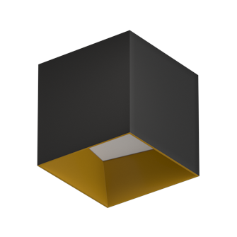 Накладной светодиодный светильник Ledron SKY OK Black-Gold