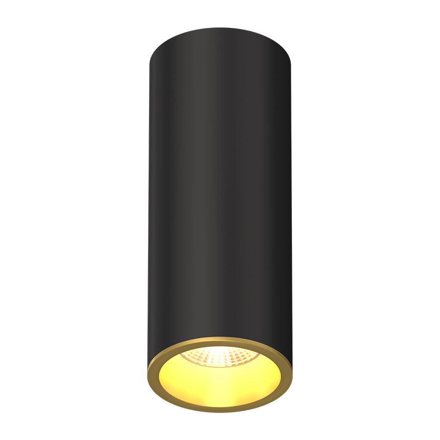 Накладной светодиодный светильник Ledron SLC7391/7W Black-Gold TRIAC — изображение 2