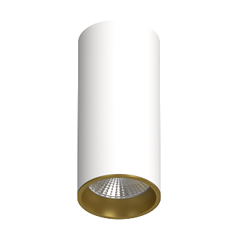Накладной светодиодный светильник SLC7392/12W White-Gold 4000K