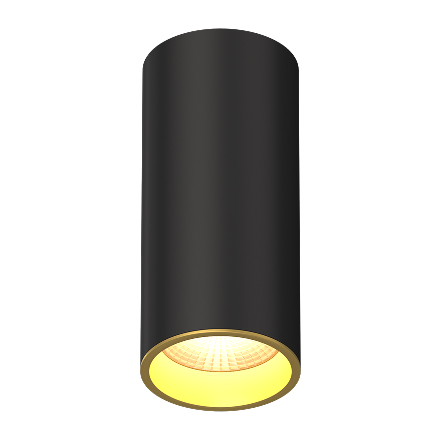 Накладной светодиодный светильник Ledron SLC7392/12W Black-Gold 4000K — изображение 2