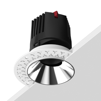 Встраиваемый светодиодный светильник под шпаклевку Starship Silver 12W Zigbee