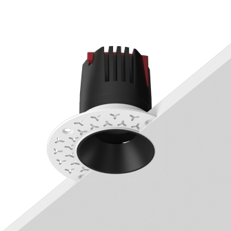 Встраиваемый светодиодный светильник под шпаклевку Starship Black 7W Zigbee