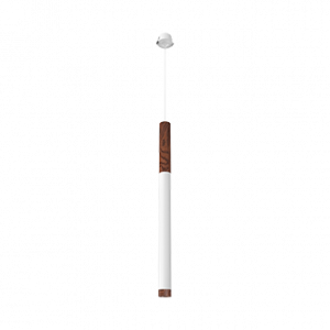 Подвесной (встраиваемый) светодиодный светильник Ledron SAGITONY R BASIC T40 Wooden 200 White