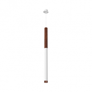Подвесной (встраиваемый) светодиодный светильник Ledron SAGITONY R BASIC T40 Wooden 300 White