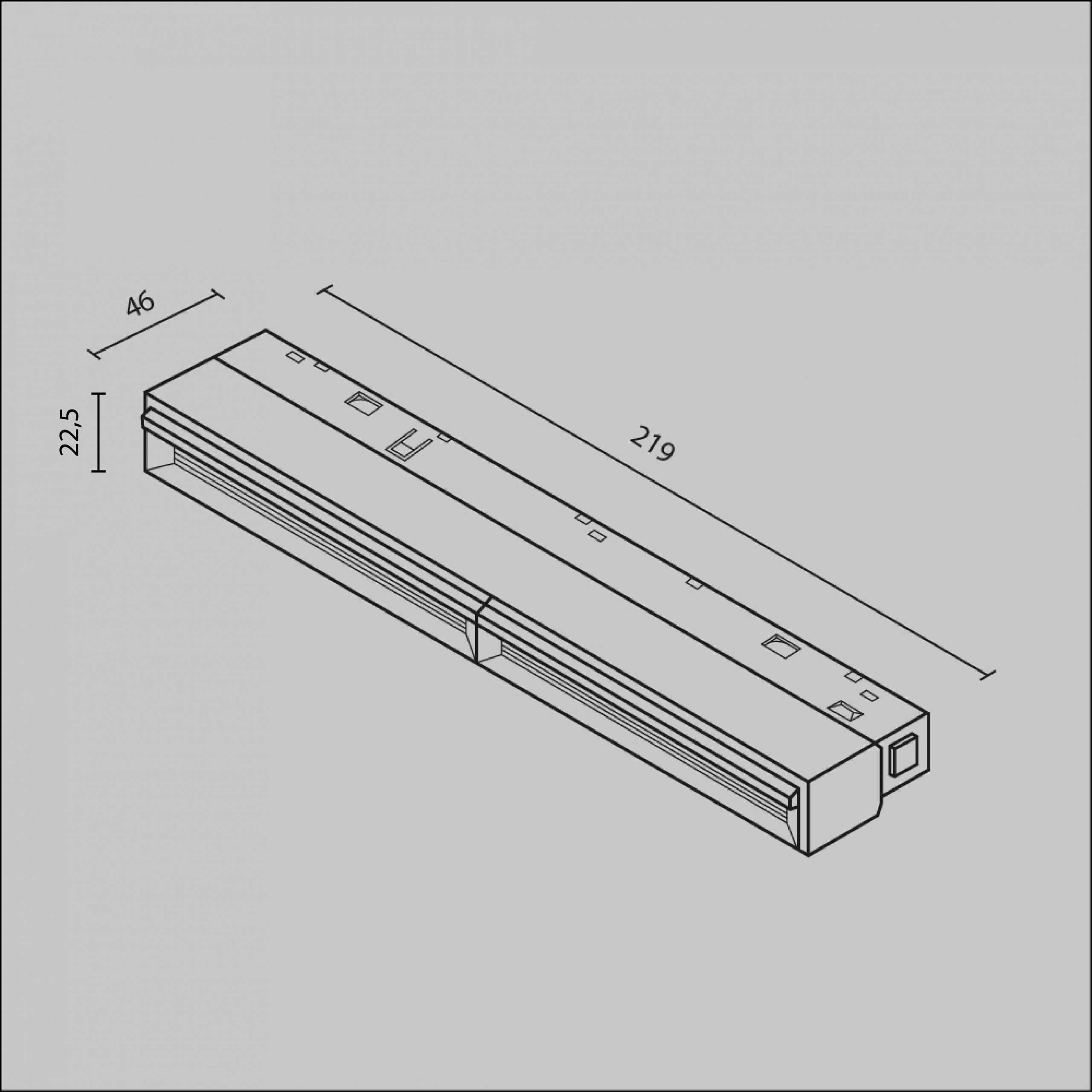 Трековый светильник Парете / Parete Exility 3000K 12Вт 120° Трековый светильник Technical TR106-2-12W3K-W — изображение 3