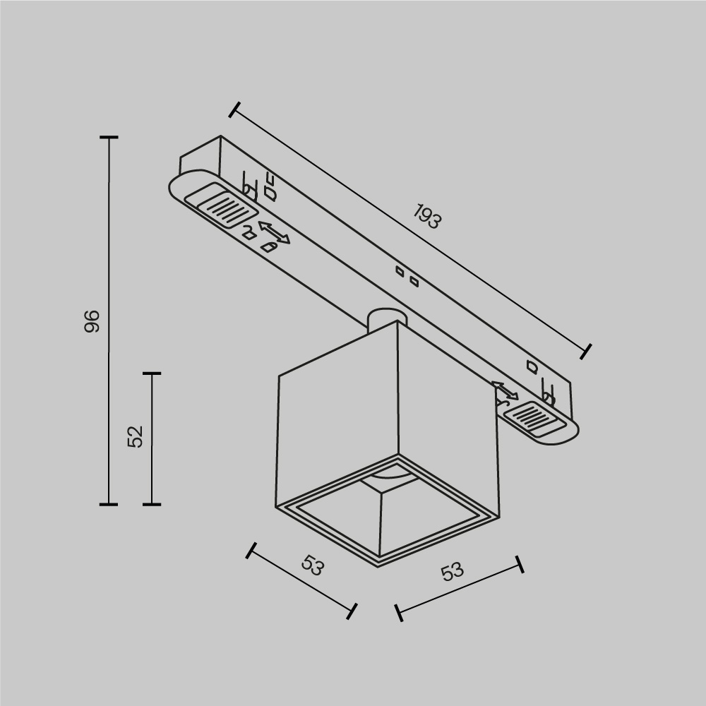 Трековый светильник Альфа / Alfa S Exility 4000K 7Вт 50° Трековый светильник Technical TR133-2-7W4K-W — изображение 3