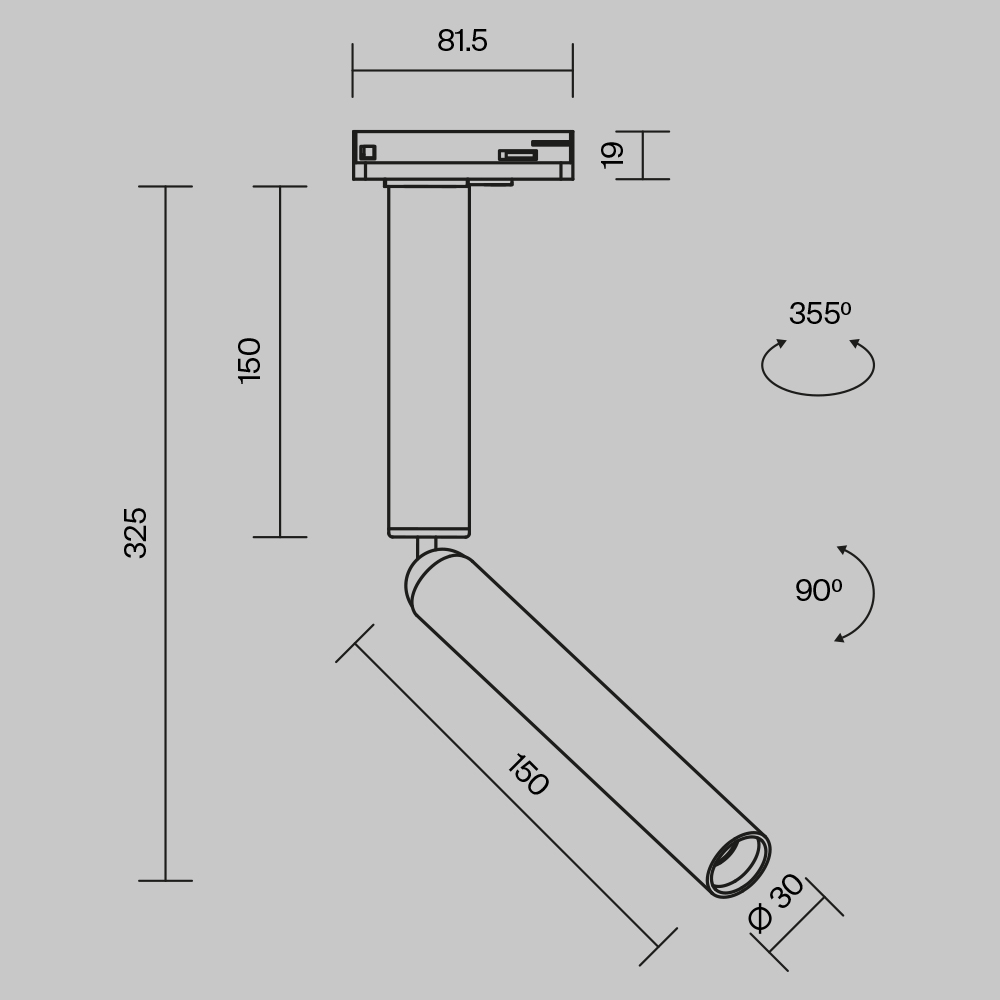 Трековый светильник Фокус Двойной / Focus Dual Unity 4000K 6Вт 36° Трековый светильник Technical TR142-1-6W4K-W — изображение 4