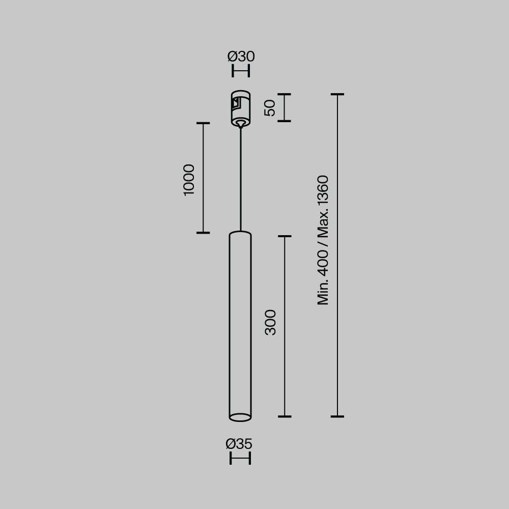 Трековый подвесой светильник Фокус / Focus Led Flarity 4000K 5Вт 30° Трековый светильник Technical TR155-1-5W4K-B — изображение 4