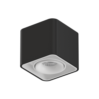 Накладной поворотный светодиодный светильник Ledron TUBING Black-White