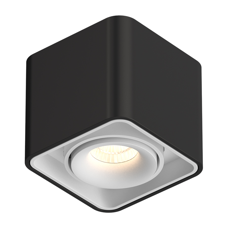 Накладной поворотный светодиодный светильник Ledron TUBING Black-White — изображение 2