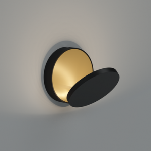Настенный светодиодный светильник Ledron UFO G3 Black-Gold