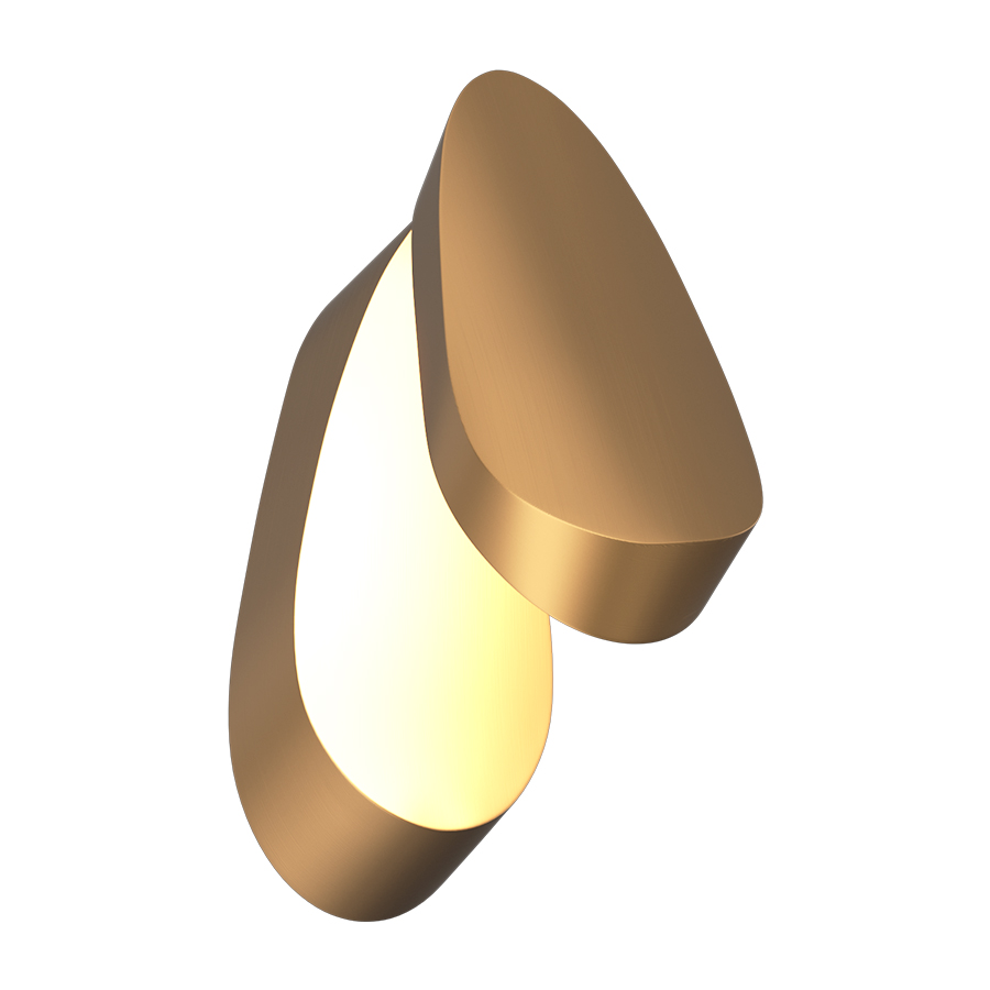 Настенный светодиодный светильник GLORY Brushed gold — изображение 2