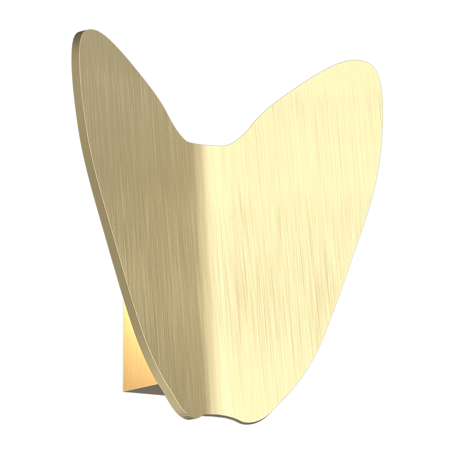 Настенный светодиодный светильник WINGS Brushed gold — изображение 2
